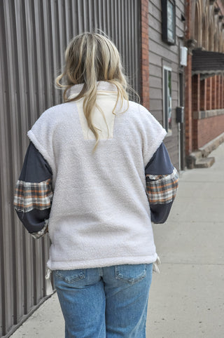 Cozy Fleece Snap-Front Vest