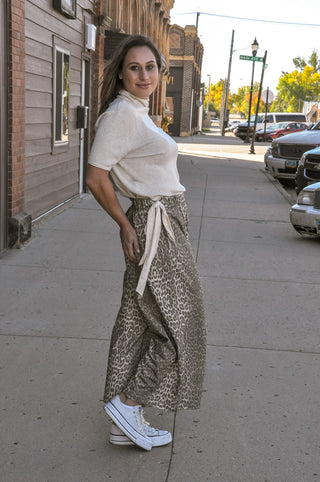Wild Muse Bow Palazzo Pants