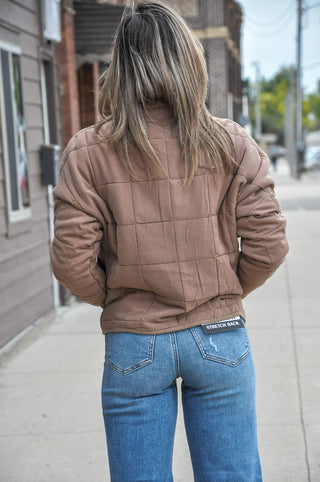 Cozy Soft Quilted Zip-Up Jacket