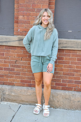 Cozy Classic Cut Hem Hoodie