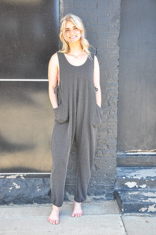 Curly Ribbed Jumpsuit