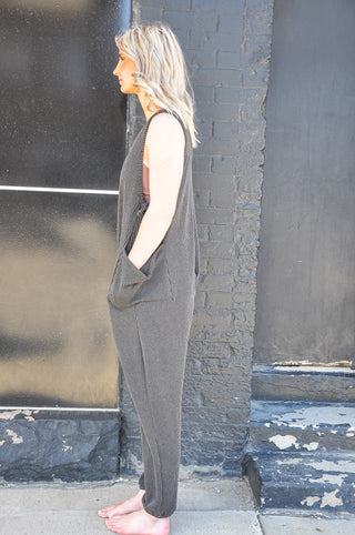 Curly Ribbed Jumpsuit