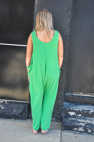 Curly Ribbed Jumpsuit