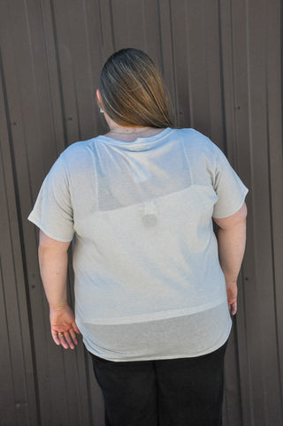 Curvy Boyfriend V-neck Tee