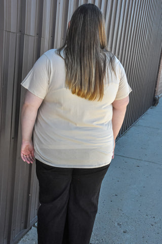 Curvy Boyfriend V-neck Tee