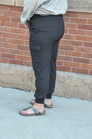 Curvy HW Capri Active Joggers