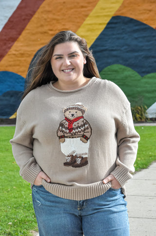 Curvy Teddy Tales Pullover