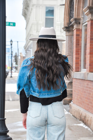 Cutie Cropped Denim Jacket