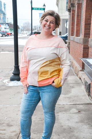 Cutting Edge Color Block Top