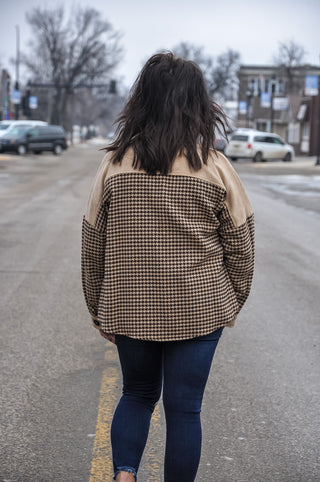 Sandy Mixed Plaid Shacket