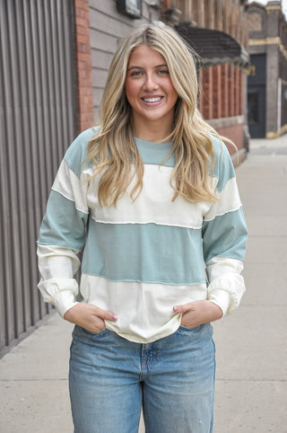 Daybreak Colorblock LS Top