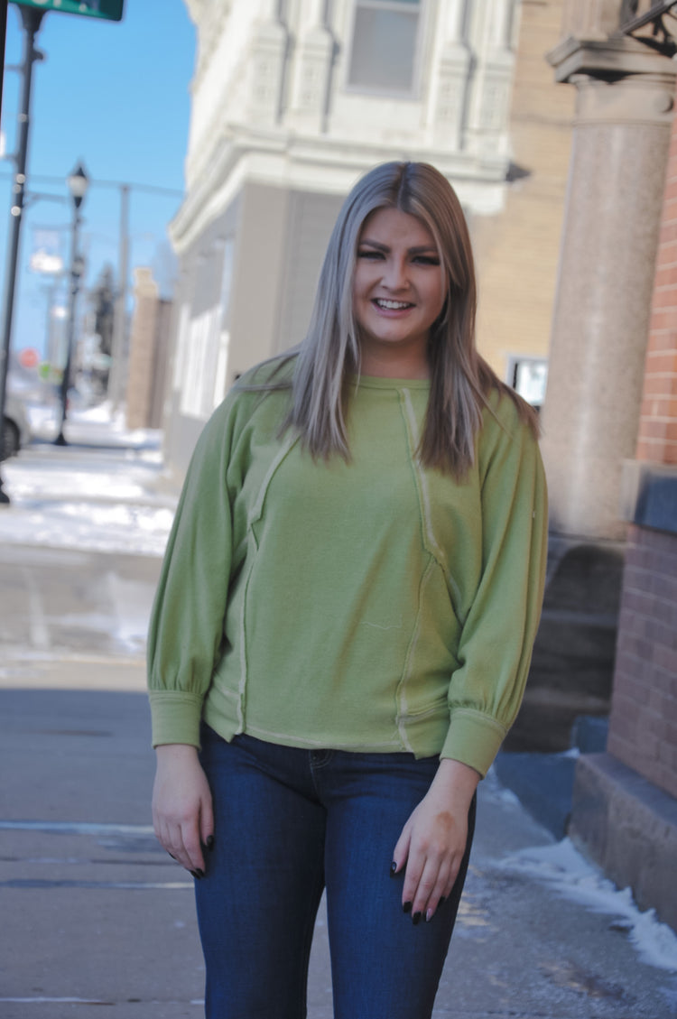 Dolman Sleeves Solid Tunic Top