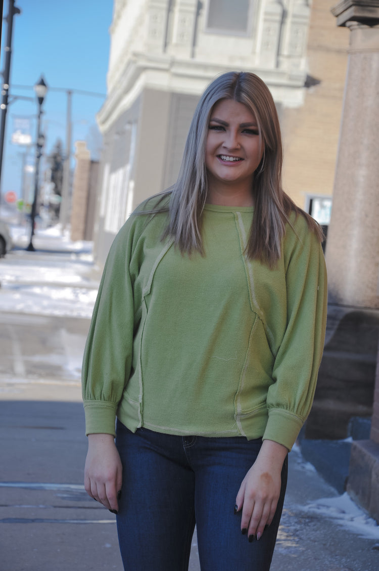 Dolman Sleeves Solid Tunic Top
