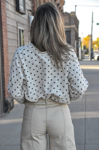Dotty Days Button Cardigan