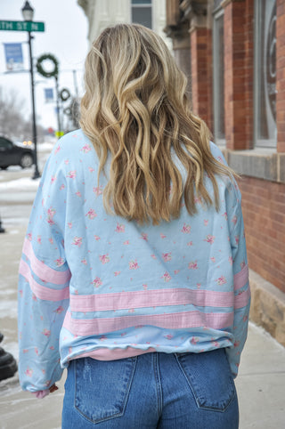 Double Grosgrain Detailed Floral SS