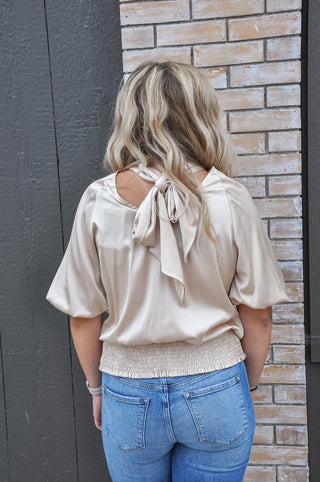 Dressed To Impress Satin Blouse