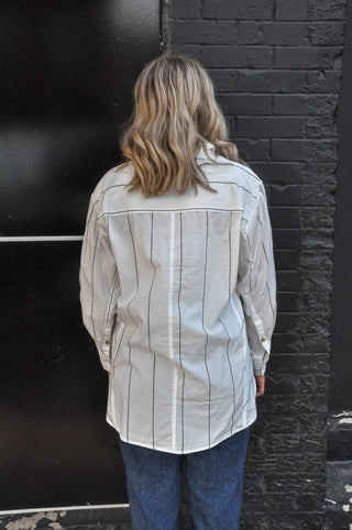 Effortless Soft Wash Striped Blouse