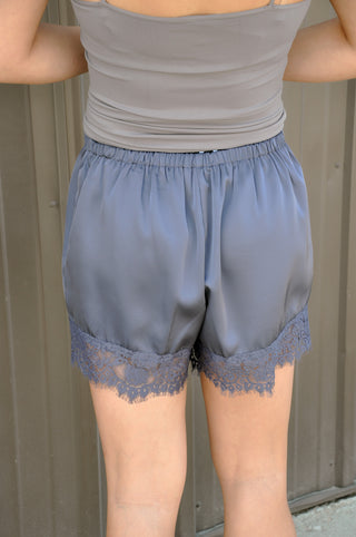 Elastic Waist MR Lace Trim Shorts