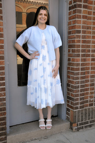 Single Button Cape Sweater