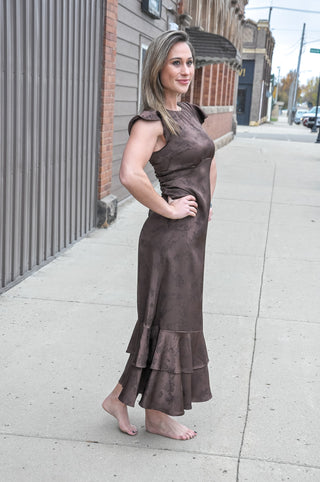 Evening Petal Flutter Midi