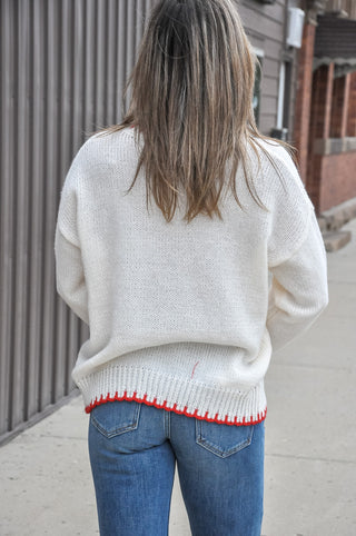 Evergreen Bow Stitch Sweater