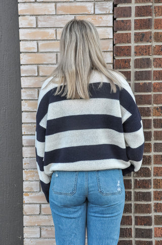 Everyday Striped Game Day Sweater