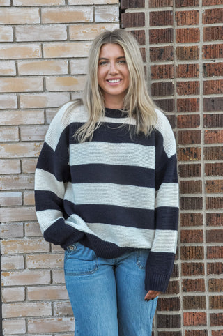 Everyday Striped Game Day Sweater