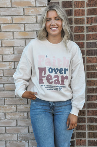 Faith Over Fear Graphic Sweatshirt