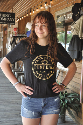 Farm Fresh Pumpkins Circle Tee