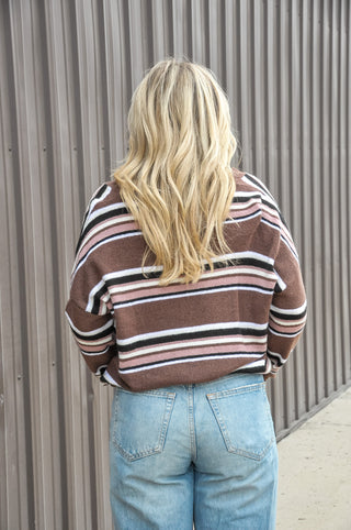 Fireside Rhythm Stripe Sweater