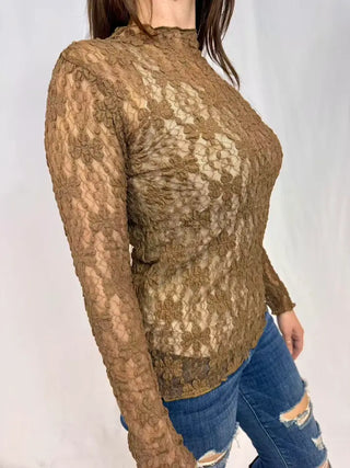 MK Floral 3D Lace Blouse