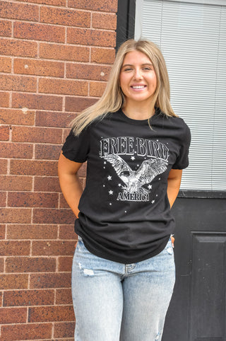 Free Bird Eagle America Graphic Tee