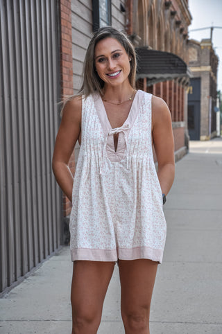 Free Spirited Pleated Romper