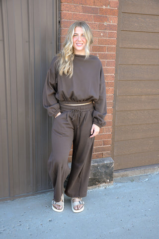 French Terry Barrel Pant Set
