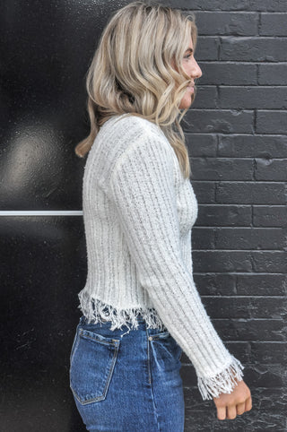 Fringe Trimmed Cardigan