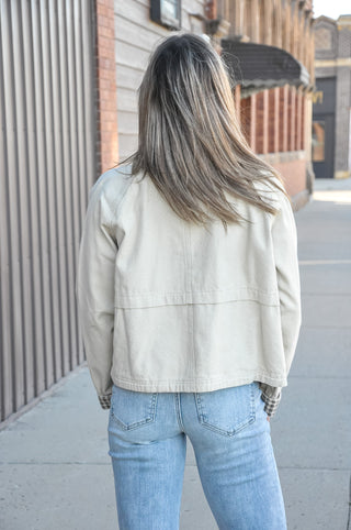 Gingham Days Cropped Jacket