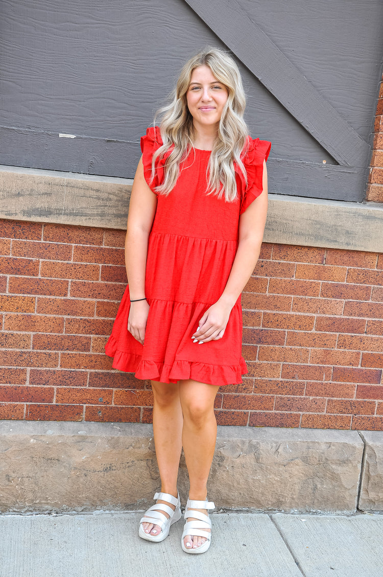Girl On Fire Red Dress