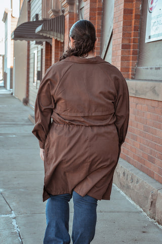 Gloomy Day Stroll Trench Jacket