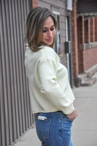 Golden Hour Mock Neck Cardigan