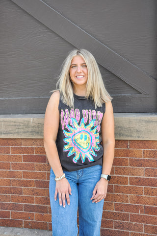 Good Vibes Sunshine Graphic Tank