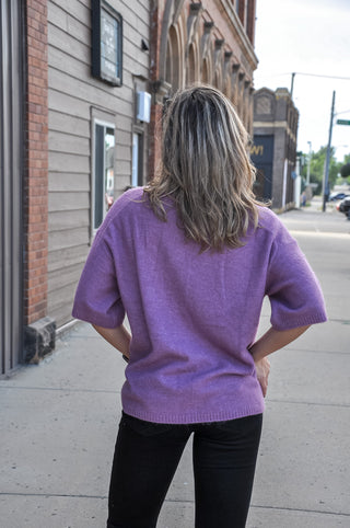 Half Sleeve Knit Sweater