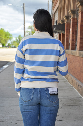 Half Zip Inner Brushed Sweatshirt