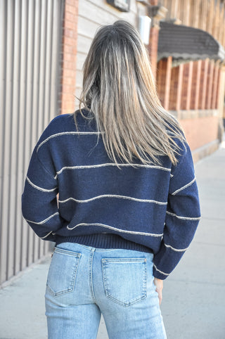 Harbor Days Stripe Cardigan
