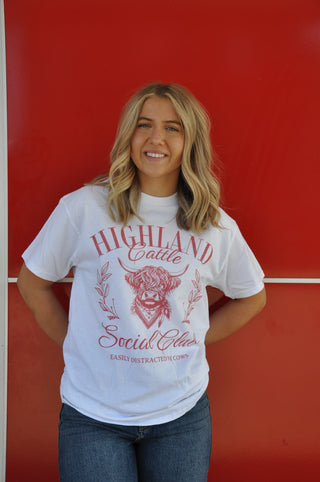 Highland Cattle Social Club Tee