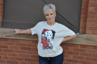 Holly Dolly Christmas Graphic Tee