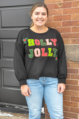 Holly Jolly French Terry Top