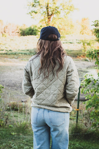 Quarter Zip Quilted Pullover