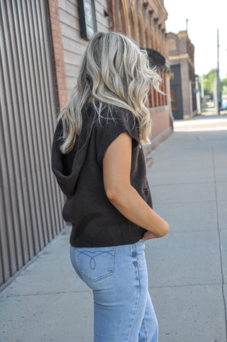Hoodie Sweater Cardigan W/Pockets