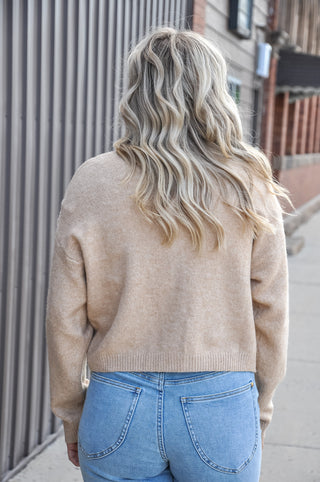 Horse Graphic Crew Neck Cardigan
