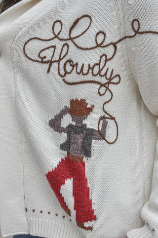 Howdy Cowboy Shawl Cardigan